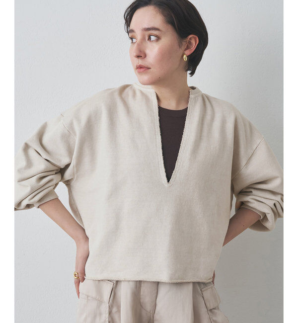  「ピグメントスウェットVプルオーバー」|Tシャツ・カットソー|