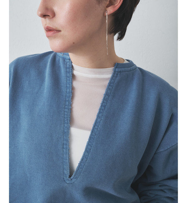  「ピグメントスウェットVプルオーバー」|Tシャツ・カットソー|