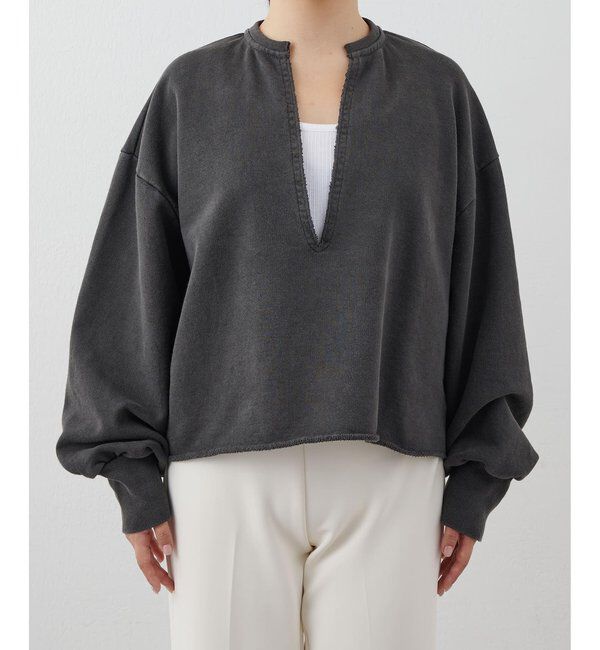  「ピグメントスウェットVプルオーバー」|Tシャツ・カットソー|