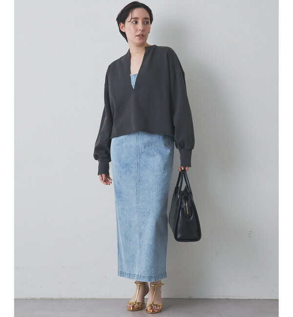  「ピグメントスウェットVプルオーバー」|Tシャツ・カットソー|