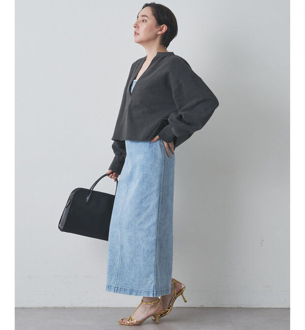  「ピグメントスウェットVプルオーバー」|Tシャツ・カットソー|