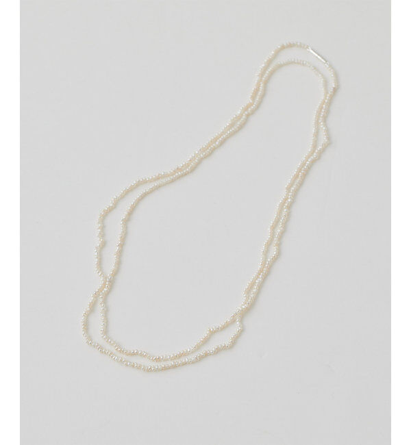 Hoaw.「【Hoaw.】ミニパールロングネックレス」|リング|