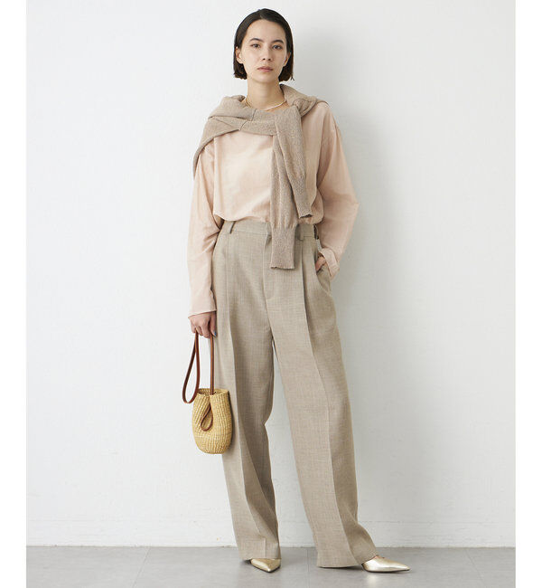  「ジュートライクタックパンツ」|チノ|