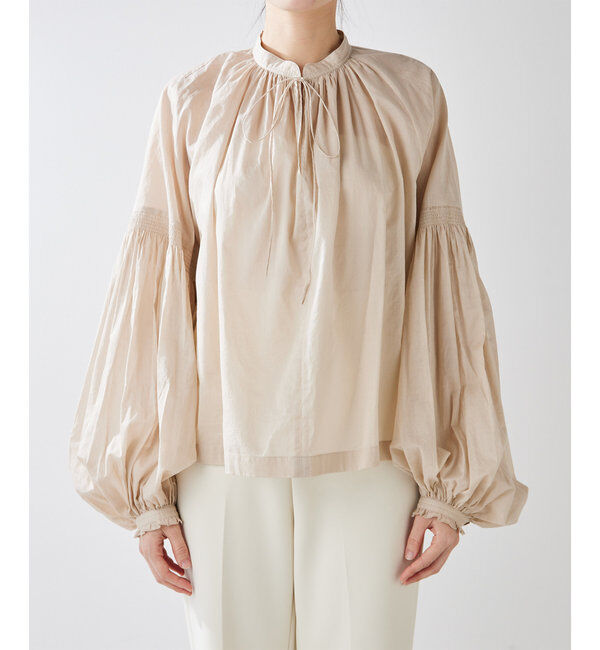  「ローンギャザーブラウス」|シャツ・ブラウス|