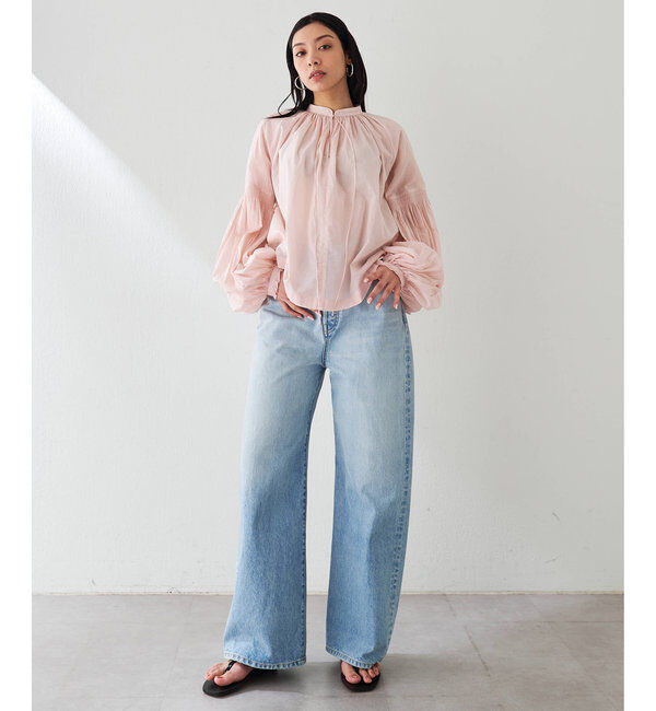  「ローンギャザーブラウス」|シャツ・ブラウス|