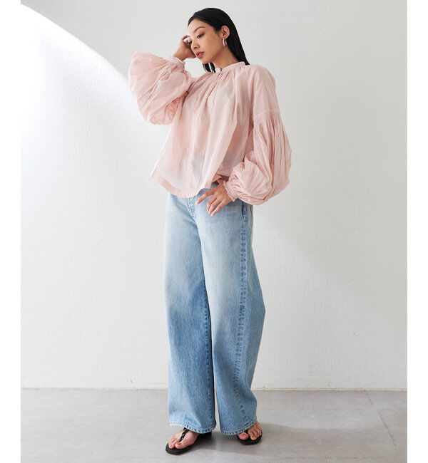  「ローンギャザーブラウス」|シャツ・ブラウス|
