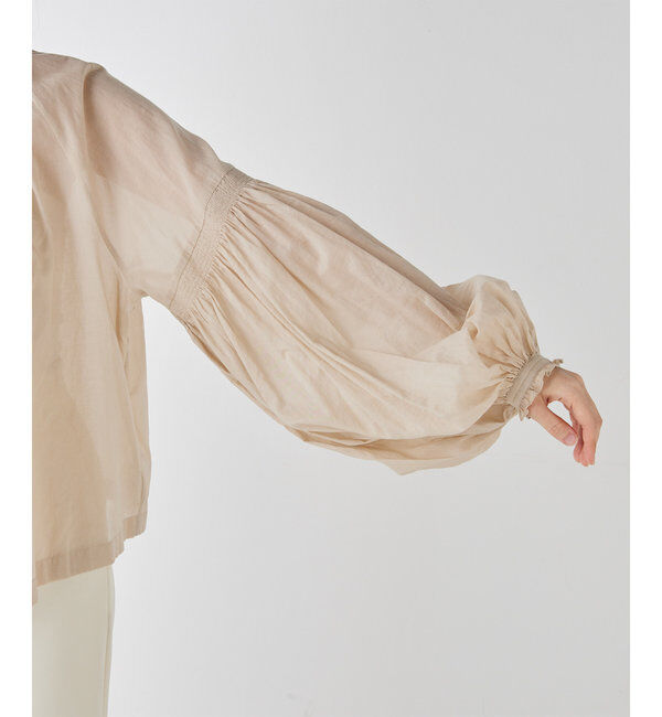  「ローンギャザーブラウス」|シャツ・ブラウス|