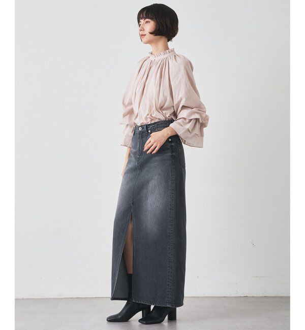  「カフスギャザーブラウス」|シャツ・ブラウス|