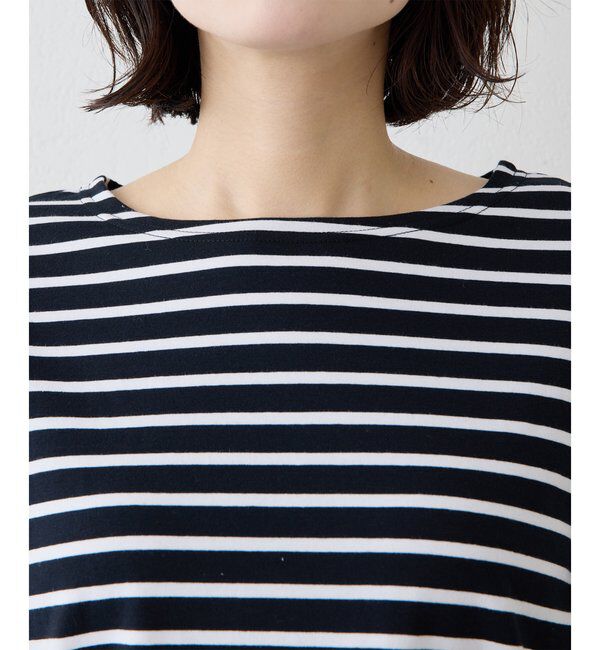  「【THE PAUSE】フレアカフスボーダープルオーバー」|Tシャツ・カットソー|