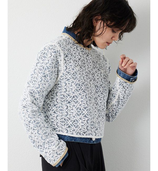  「【THE PAUSE】ボタニカルレースブラウス」|シャツ・ブラウス|