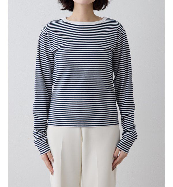  「【THE PAUSE】ボーダーロンTEE」|Tシャツ・カットソー|