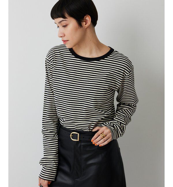  「【THE PAUSE】ボーダーロンTEE」|Tシャツ・カットソー|