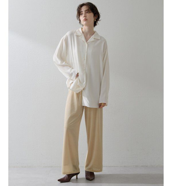  「【THE PAUSE】フィブリルリラックスシャツ」|シャツ・ブラウス|