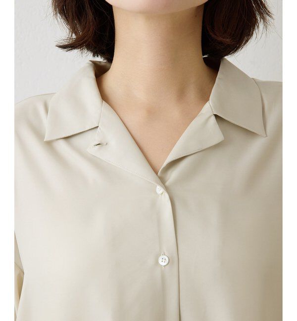  「【THE PAUSE】フィブリルリラックスシャツ」|シャツ・ブラウス|