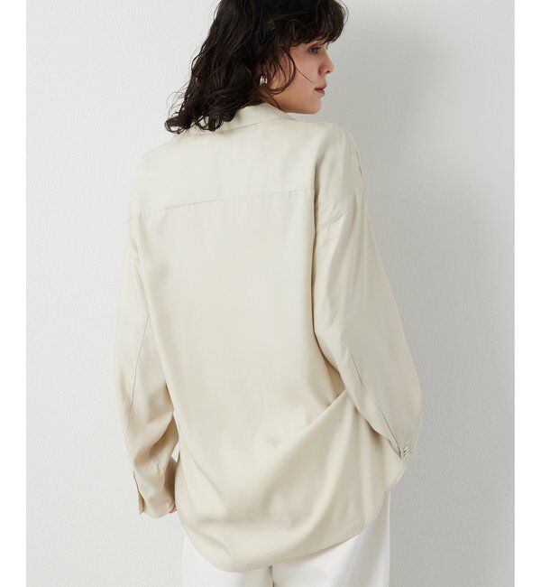  「【THE PAUSE】フィブリルリラックスシャツ」|シャツ・ブラウス|