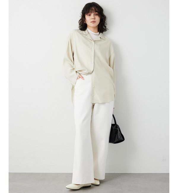  「【THE PAUSE】フィブリルリラックスシャツ」|シャツ・ブラウス|