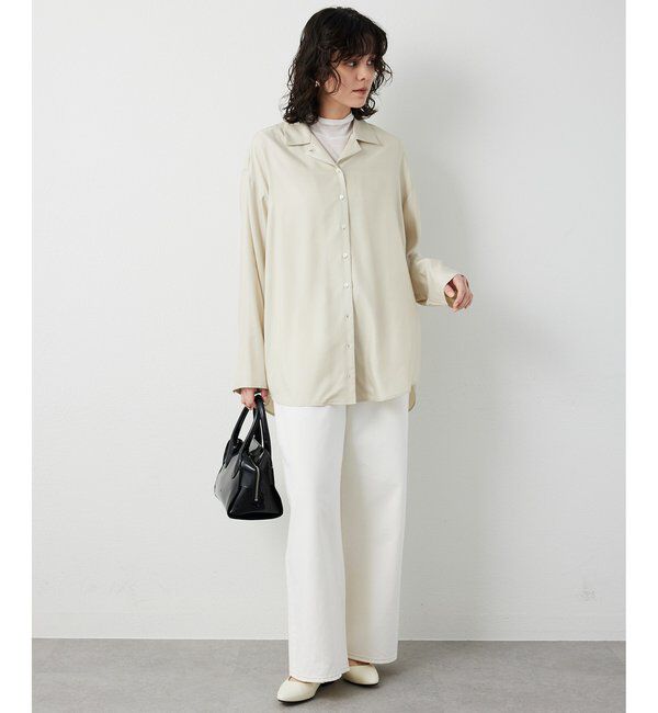  「【THE PAUSE】フィブリルリラックスシャツ」|シャツ・ブラウス|