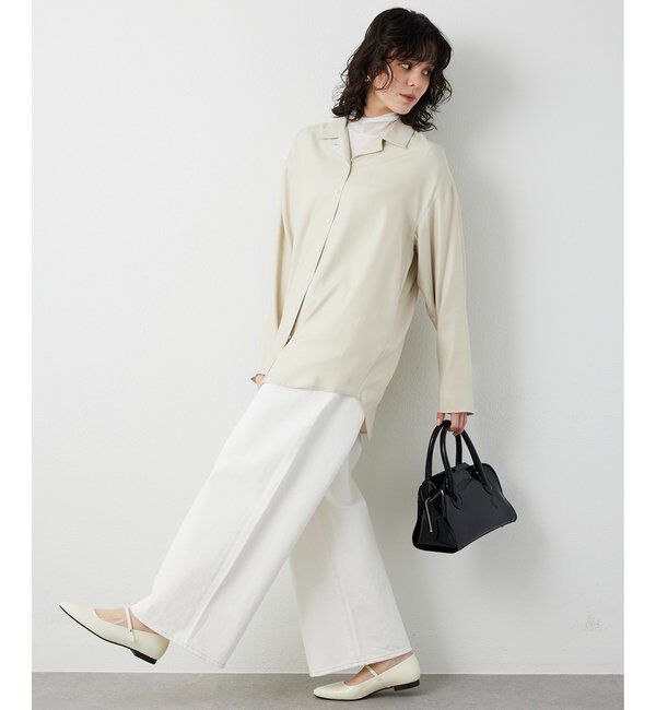  「【THE PAUSE】フィブリルリラックスシャツ」|シャツ・ブラウス|