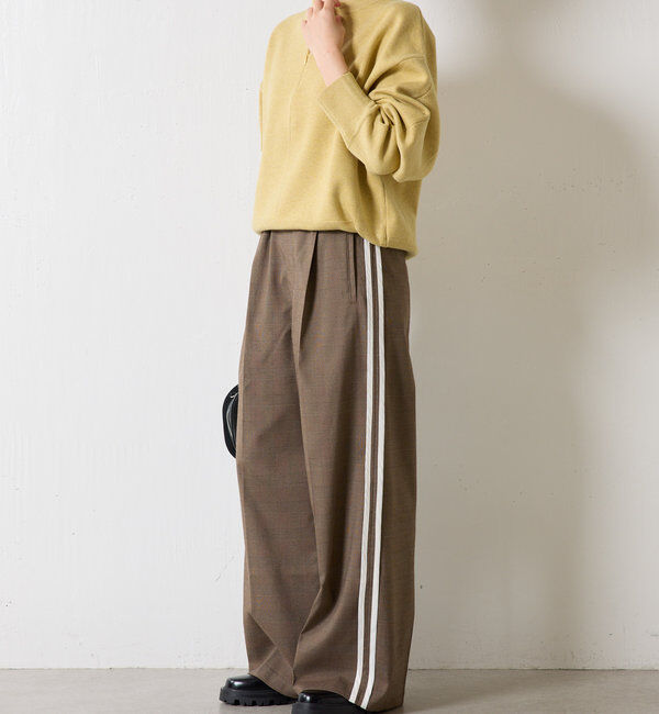  「ジップスウェットライクニット」|ニット・セーター|