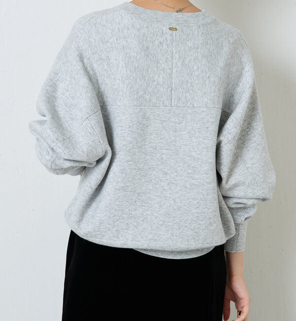  「ジップスウェットライクニット」|ニット・セーター|