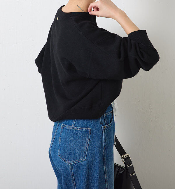  「ジップスウェットライクニット」|ニット・セーター|