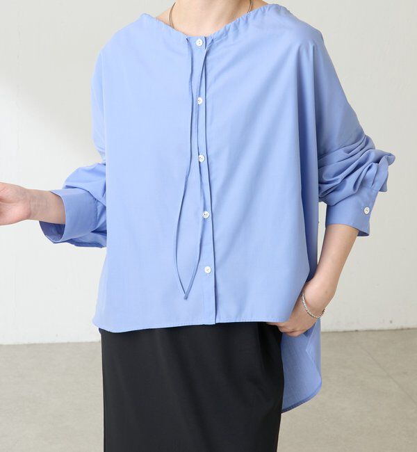  「襟ギャザーシャツ」|シャツ・ブラウス|