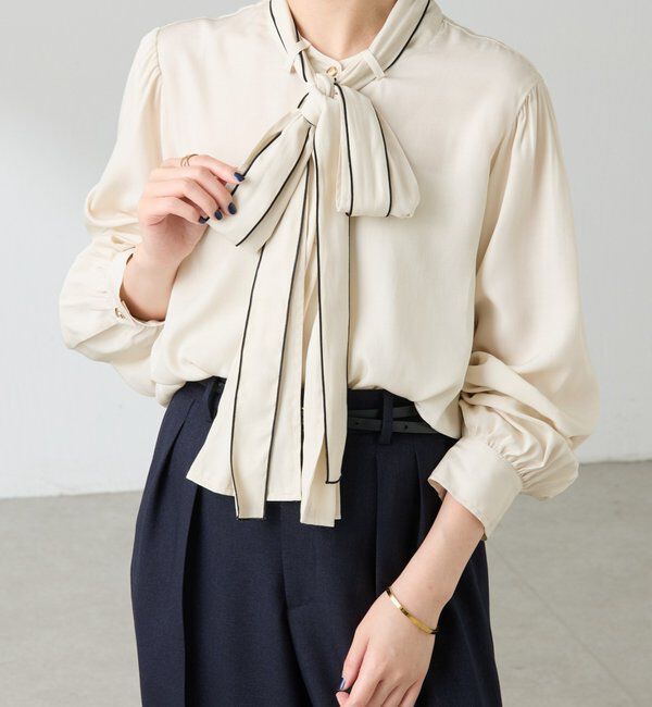  「マルチボウタイブラウス」|シャツ・ブラウス|アイボリー
