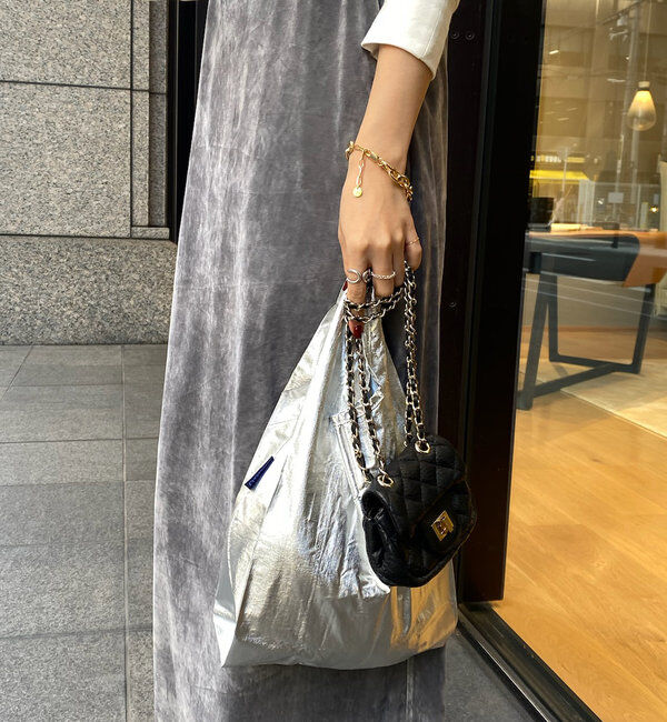  「【BAGGU/バグゥ】23HO BABY BAGGU メタリック」|トートバッグ|