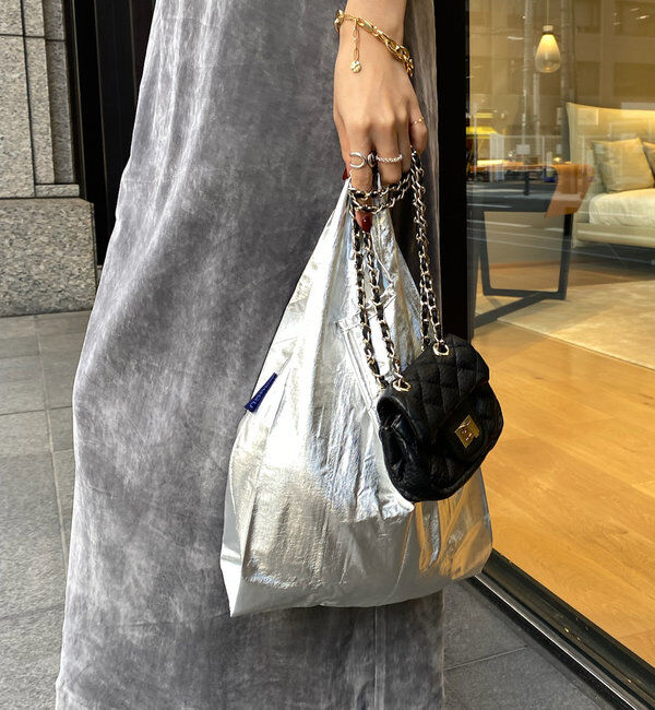  「【BAGGU/バグゥ】23HO BABY BAGGU メタリック」|トートバッグ|