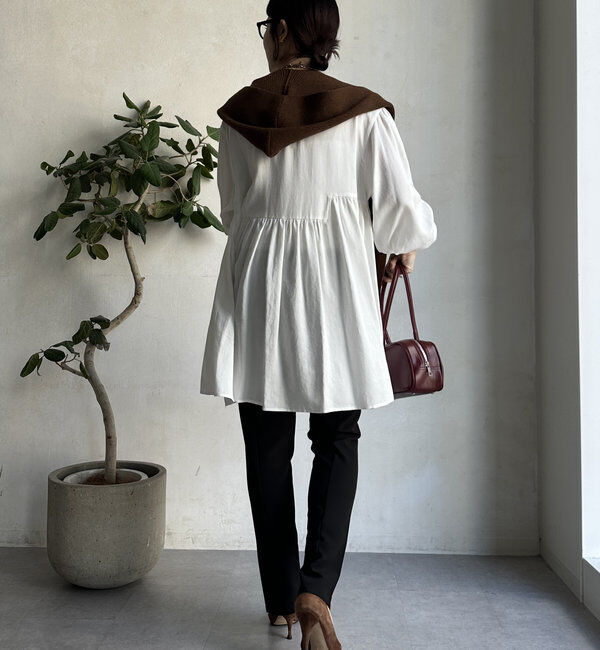  「【WEB限定】 ペプラムチュニック」|シャツ・ブラウス|