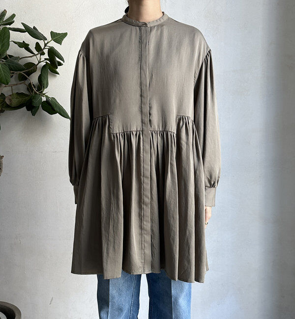  「【WEB限定】 ペプラムチュニック」|シャツ・ブラウス|