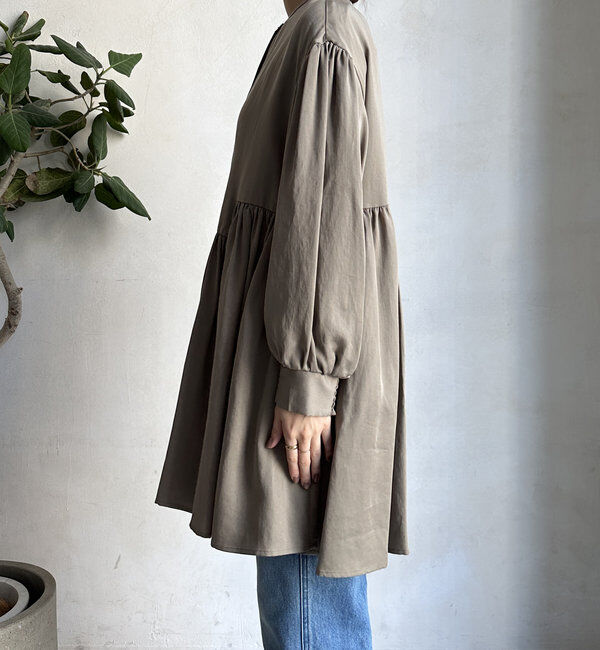  「【WEB限定】 ペプラムチュニック」|シャツ・ブラウス|