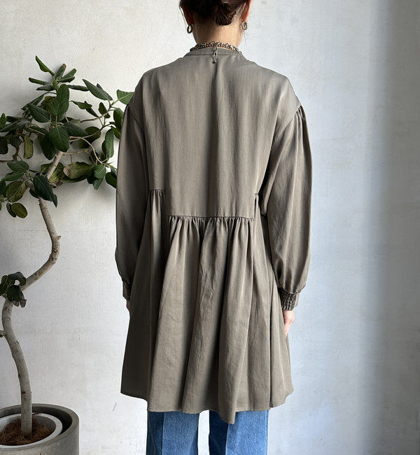  「【WEB限定】 ペプラムチュニック」|シャツ・ブラウス|