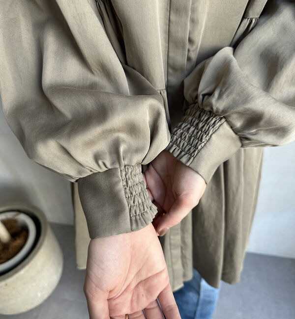  「【WEB限定】 ペプラムチュニック」|シャツ・ブラウス|