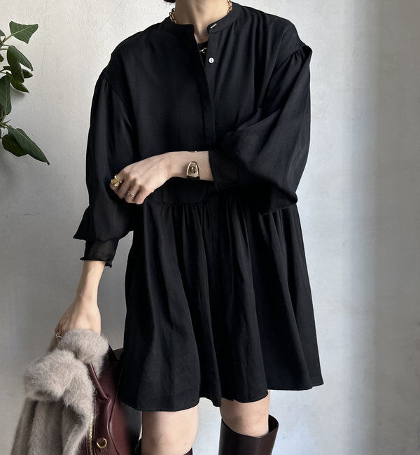  「【WEB限定】 ペプラムチュニック」|シャツ・ブラウス|