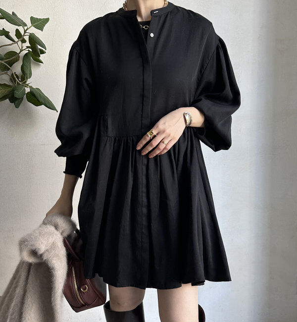  「【WEB限定】 ペプラムチュニック」|シャツ・ブラウス|