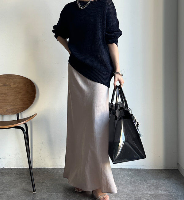  「キュプラリネンマーメイドスカート」|スカート|