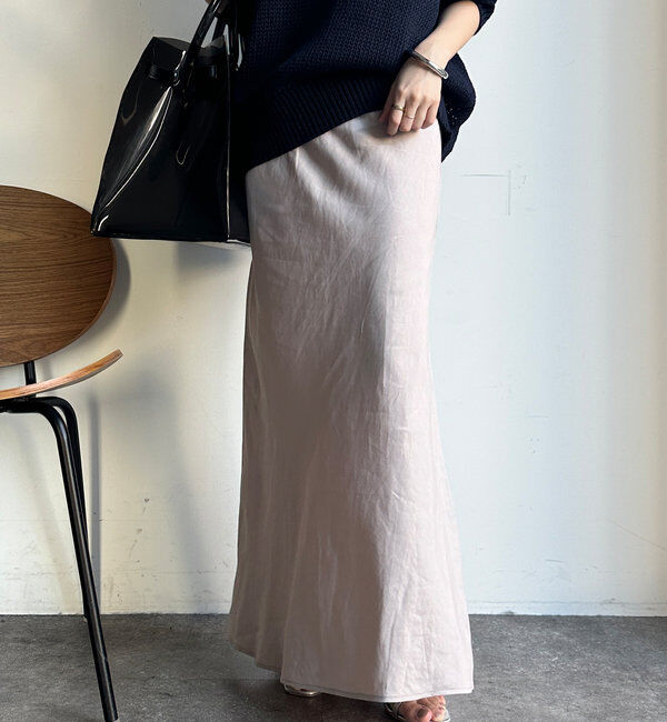  「キュプラリネンマーメイドスカート」|スカート|