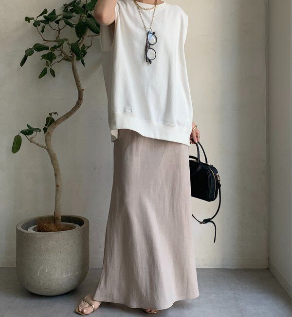  「キュプラリネンマーメイドスカート」|スカート|