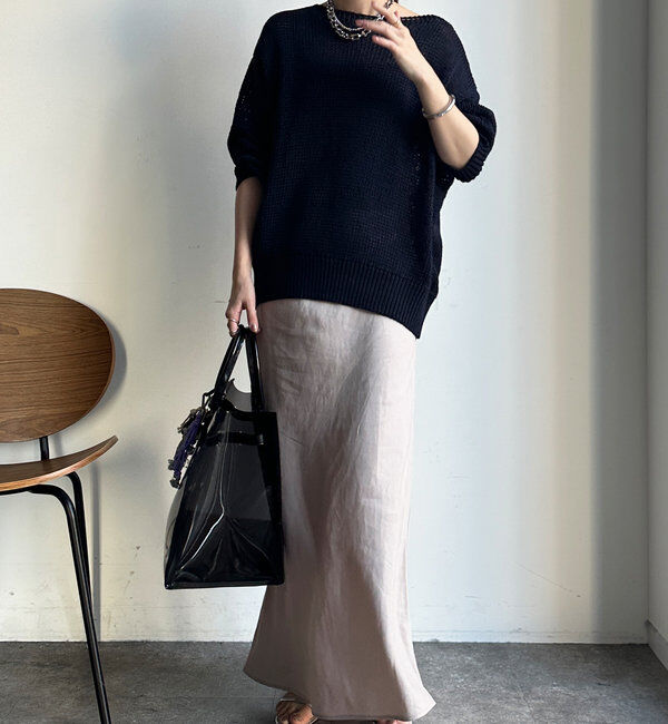  「キュプラリネンマーメイドスカート」|スカート|