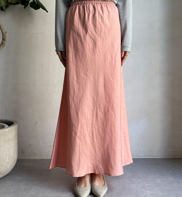  「キュプラリネンマーメイドスカート」|スカート|