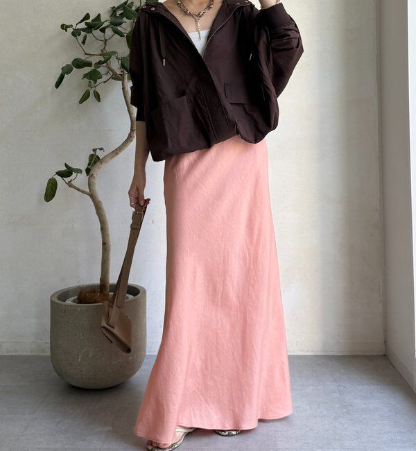  「キュプラリネンマーメイドスカート」|スカート|