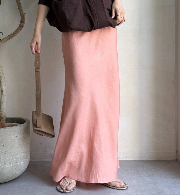  「キュプラリネンマーメイドスカート」|スカート|