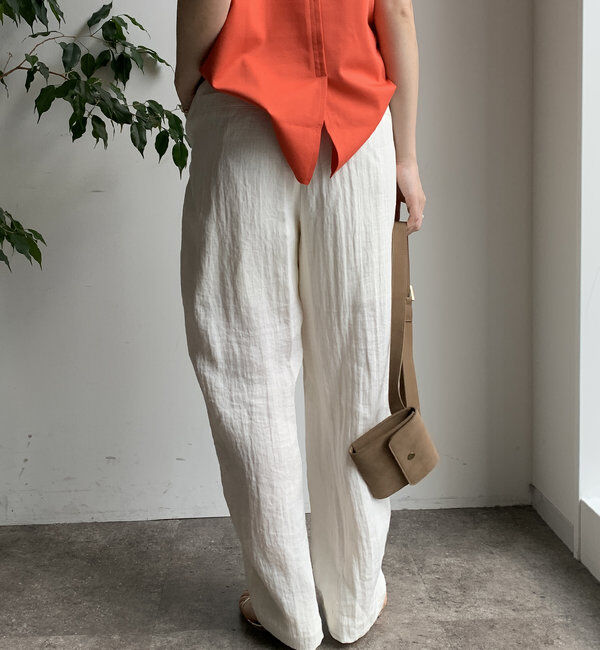  「【WEB限定】リネンライクバルーンパンツ」|チノ|