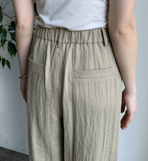  「【WEB限定】リネンライクバルーンパンツ」|チノ|