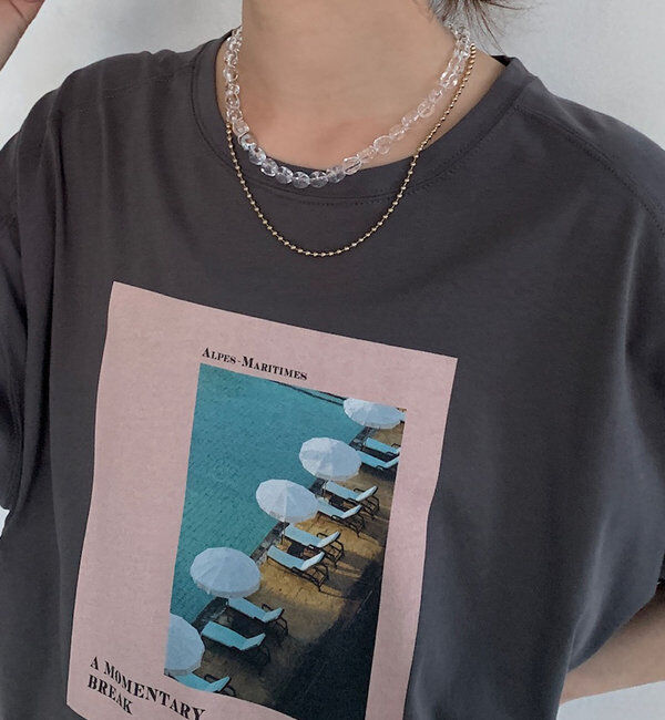  「クリアカラーネックレス」|ネックレス|