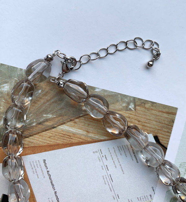  「クリアカラーネックレス」|ネックレス|