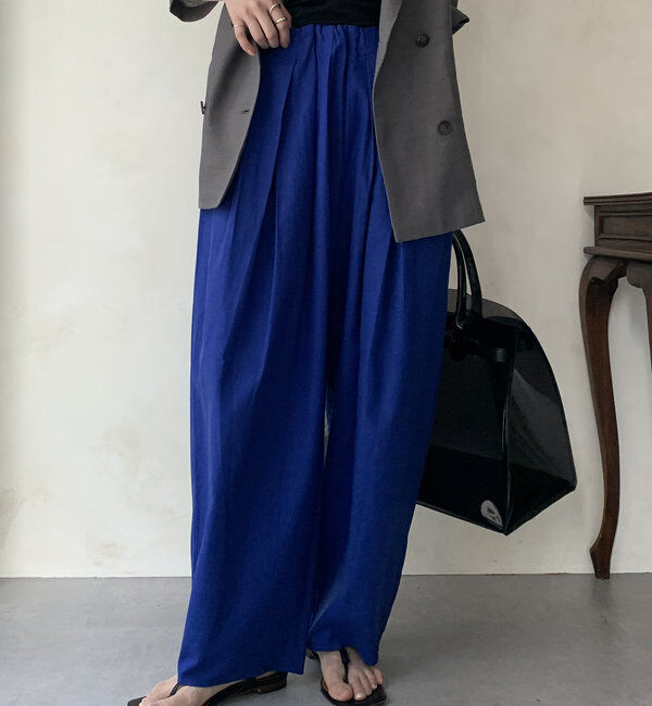  「【WEB限定】ランダムタックパンツ」|チノ|