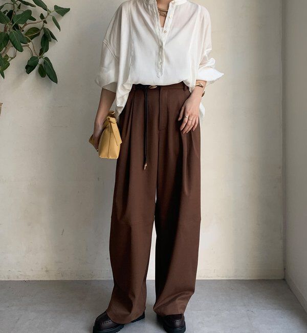  「カットドッキングブラウス」|シャツ・ブラウス|