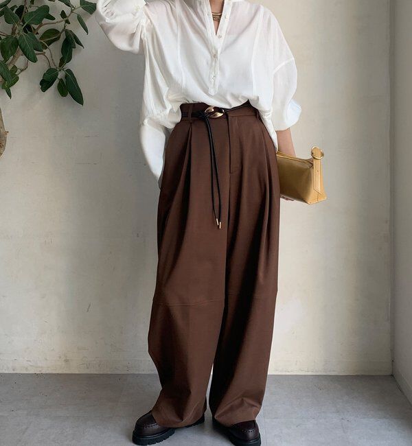  「カットドッキングブラウス」|シャツ・ブラウス|